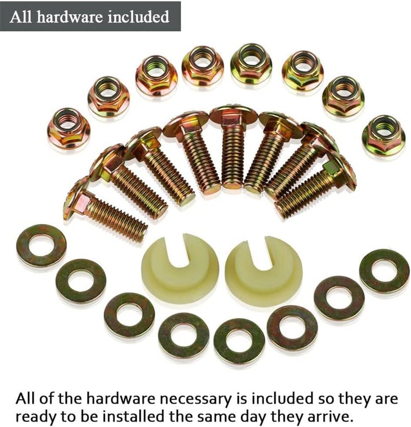 HUSWELL 490-241-0010 Snowblower Slide Shoes Skid Shoe (2 Pack) with Mounting Hardware for Universal MTD Snow Thrower - Image 5